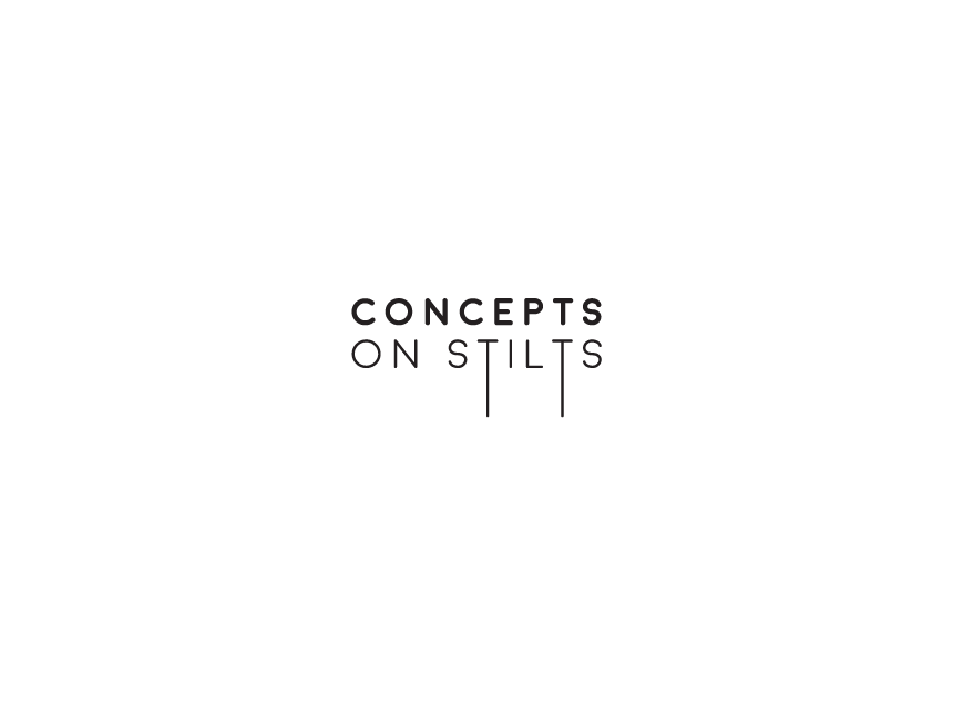 Concepts on stilts logo black