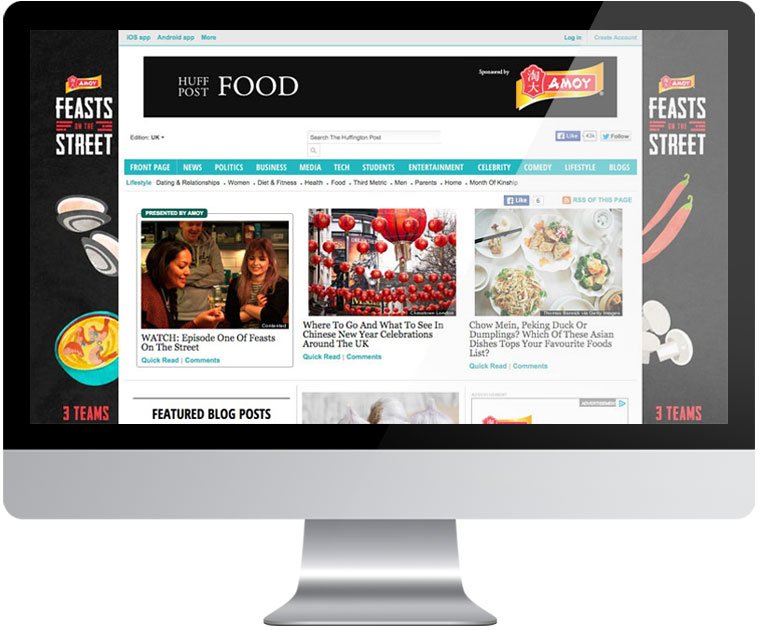 The Amoy Feasts on the Street page on the Huffington Post